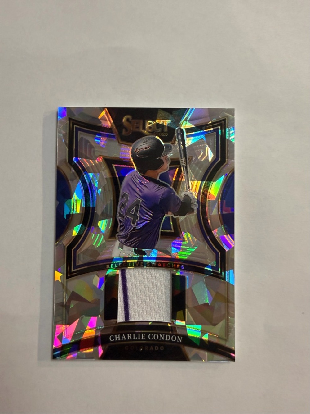 Panini Select Charlie Condon Jersey Patch Card - Blue & Gold